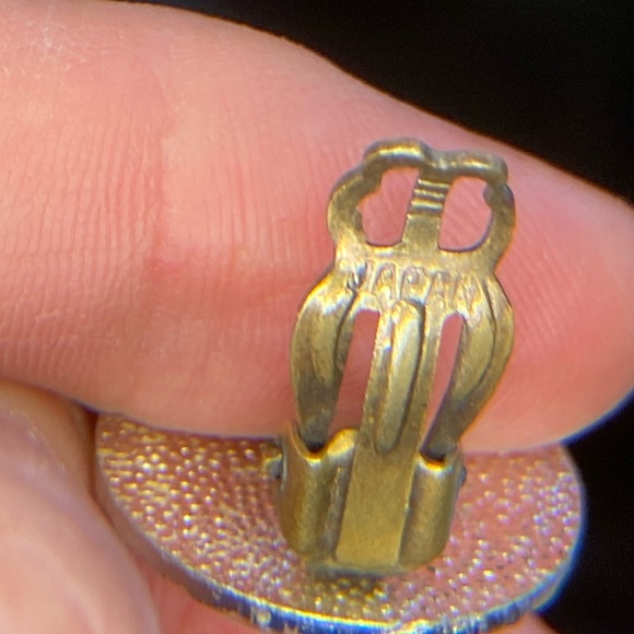 Vintage BALAMUTI Mother of Pearl MOP Necklace/matching earrings. 21”Signed Japan - Picture 12 of 17